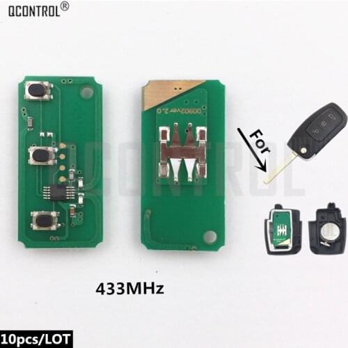 QCONTROL Car Remote Key Electronic Circuit Board for Ford Fusion Focus Mondeo Fiesta Galaxy Auto Control
