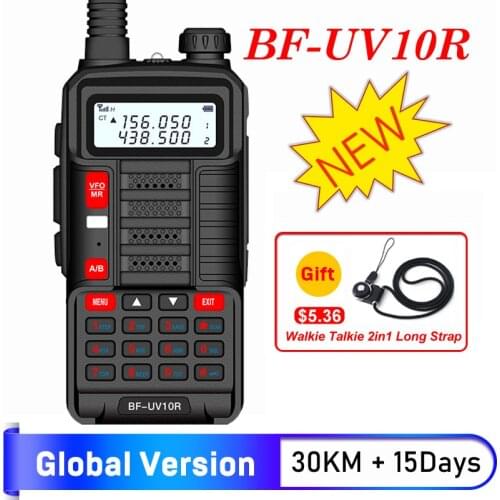 Baofeng Walkie Talkie UV10R VHF UHF Dual Band Two Way CB Ham Baofeng Station UV 10R USB Charging Portable Radio For Hunting