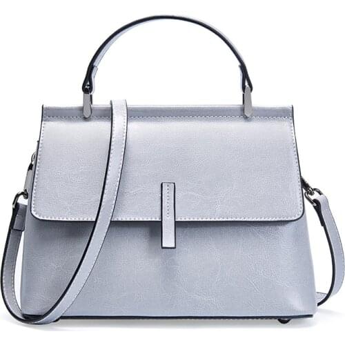 Handbag women shoulder bag crossbody bag vintage urban bags split leather high quality fashion luxury new style 2019