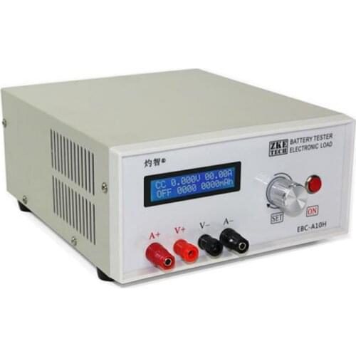 Battery Capacity Charge Discharge Tester 30V 5-10A 150W Electronic Load Mobile Power Head Test Online Computer Software EBC-A10H