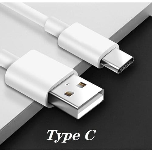 USB Type C Cable For Samsung S20 S21 Xiaomi POCO Fast Charging Wire Cord USB-C Charger Mobile Phone USBC Type-C Cable