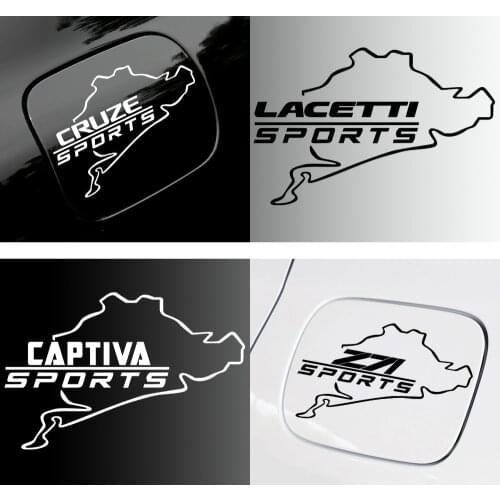 Car Vinyl Tank Cap Trunk Fashion Creative Decoration Decal For Chevrolet Captiva Colorado Cruze Spark Malibu Trax Door Pedal