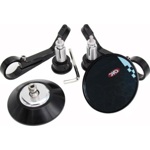 Motorcycle Rear View Mirrors Universal Handlebar Side Rearview Mirror 8mm 10mm aluminum alloy CNC for YAMAHA convex mirror