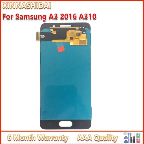 For Samsung Galaxy A3 2016 A310 A310F A310M A310H LCD Display Touch Screen Digitizer Assembly Replacement