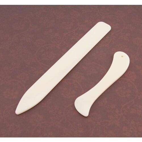 1 Set Bone Folder Tool For Scoring Folding Creasing Paper Leather Crafts for Handmade Leathercraft Accessories