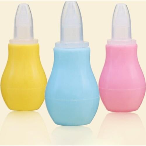 1Pcs Non-toxic Baby Nose Cleaning Tool Lovely Protable Manual Baby Kids Nasal Aspirator Anti-reflux Infant Nasal Cleaner