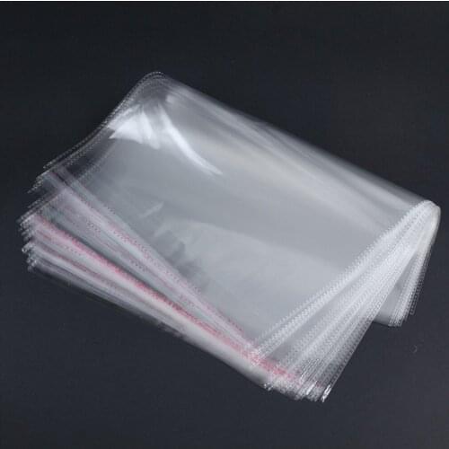100pcs/lot Clear Self Adhesive Seal Plastic Bags 30x35cm Boutqiue Gift Jewelry Packaging OPP Bags Favor Plastic Poly Bags