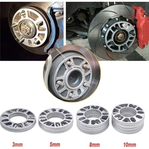 4PCS Universal Alloy Aluminum Wheel Spacer Shims Plate 4 5 STUD 3mm 5mm 8mm 10mm FIT 4x100 4x114.3 5x100 5x108 5x114.3 5x120