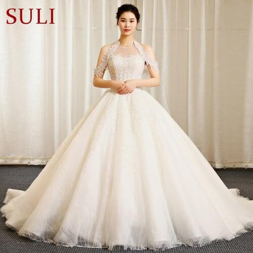 SL-9010 ball gown 2 in 1 wedding dress vintage elegant lace appliques real price beads bride wedding gowns