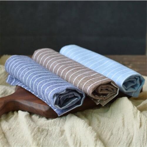 40 * 60cm Tea Towel Solid Color Linen Kitchen Towel Nordic Simple Tea Set Dust Cover Cloth Napkin