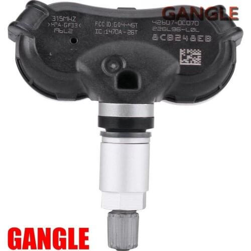 Tire Pressure Monitor Sensor TPMS 42607-0C070 For 2008-2013 Toyota Sequoia Tundra Sienna Acura TL ZDX 315MHZ