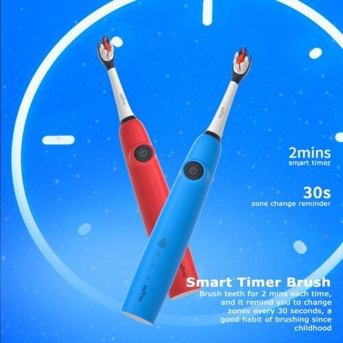 Ewtto Kids Washable Sonic Toothbrush 360 Gegrees Teeth Clean Ultrasonic Electric Automatic Tooth Brush For Children