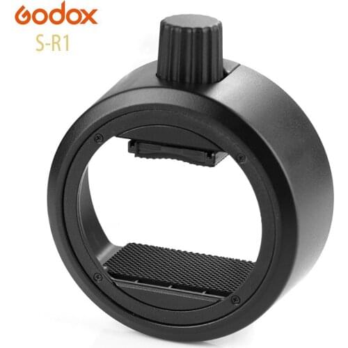 Godox S-R1 Flash Diffuser Accessories Round Shape Adapter Ring Mount for Godox V860II V850II Series for Canon Yongnuo Flash