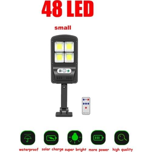 Tabular oblong 120LED Solar Light 4Modes Outdoor Solar Lamp Waterproof PIR Motion Sensor Street sunlight for Garden Decoration r