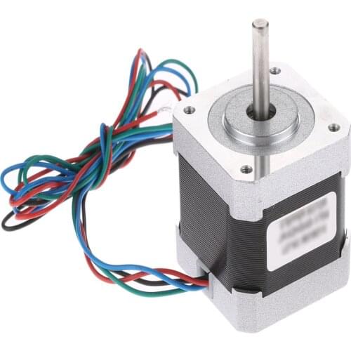 Nema17 40mm Hybird Stepper Motor 1.8 Degree 2 Phase Nema 17 Stepper Motor De Passo 4-lead For 3D Printer 1.7A 42HS40-1704-13A