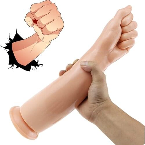 Huge Arm Fist Dildos Sex Shop Simulation Soft Penis With Strong Sucker Female Vaginal Masturbator Erotic Sex Toys for Couple