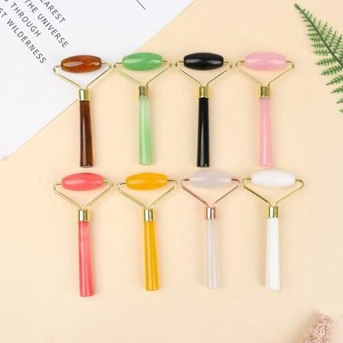 Slimming Spa Massage Lift Wrinkle Remover Therapy Guasha Tool 1 set Face Massage Roller Gua Sha Scraper Board Slimmer