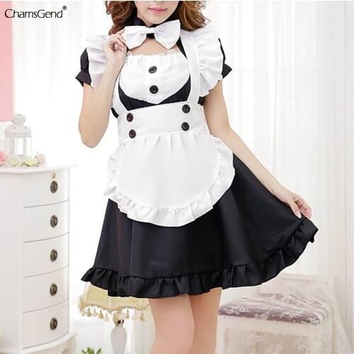 Plus Size Cosplay Sexy Costumes Uniform French Maid Outfit Lolita Cosplay Dresses Exotic Maids Dress Costume Cosplay Costumes