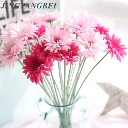 Silk sunflower Artificial Daisy flower Gerbera Daisy Bouquet Home Decor Craft Party Decoration