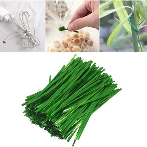 Twist Tie DIY Metallic Bag Tie Gift Twist Tie Plant Plant Twist Tie Gardening Cable Plant Cable Ties Plant Vine Tomato Stem Clip