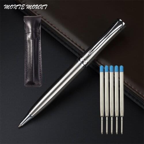 High Quality Metal 0.7mm Roller Ball Pens Ballpoint Pen School & Office Supplies for Student Writing Stationery Gift