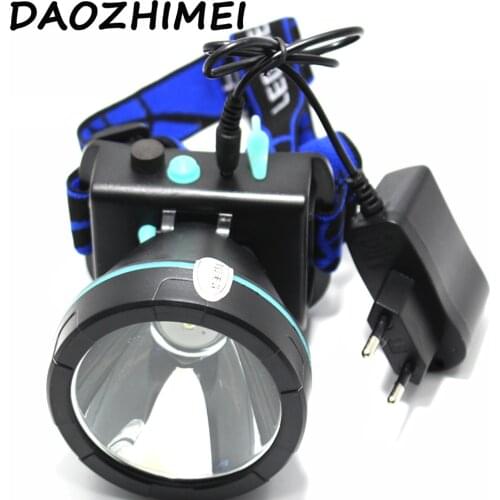 10W LED headlights waterproof headlights rechargeable headlights mining head flashlight hunting camping fishing + charger