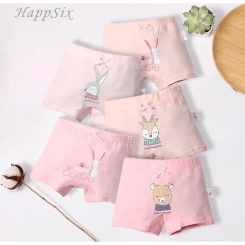 3Pieces/lot Children Panties Girls Boxer Shorts Cotton Baby Underpants Newborn Baby Kid Colthes 2018New style Summer Autumn