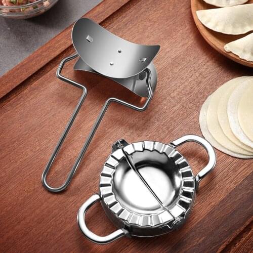 7CM stainless steel dumpling machine and cutting blade dough for home kitchen dough round roller machine dumpling skin mold WF96