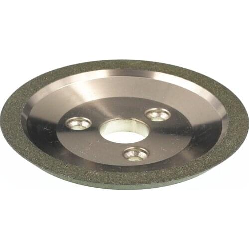 Diamond grinding wheel. Saucer-shaped diamond wheel. 45 degree angle. Plating wheel. 125*25*16*10*10