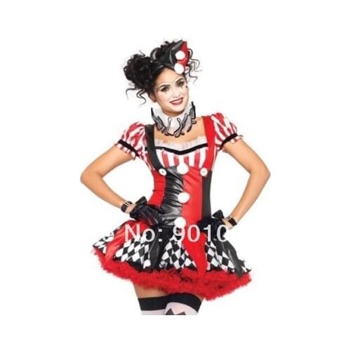 FREE SHIPPING Adult PSYCHO CLOW COSTUME Horror Halloween PARTY Dress-Up NEW ONE SIZE fits most