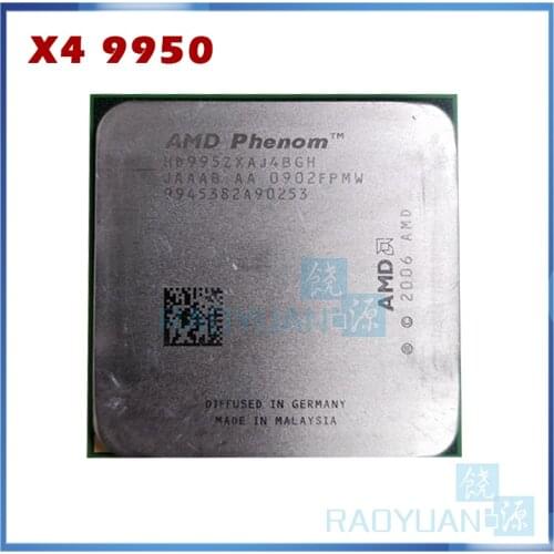 AMD Phenom X4 9950 Quad-Core DeskTop 2.6GHz CPU HD995ZXAJ4BGH Socket AM2+/940pin