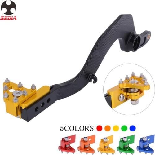 For SUZUKI RMZ450 RMZ450Z RMZ 450 450Z 2010 2011 2012 2013 2014 2015 2016 2017-2019 Motorcycle CNC Rear Foot Brake Pedal Lever