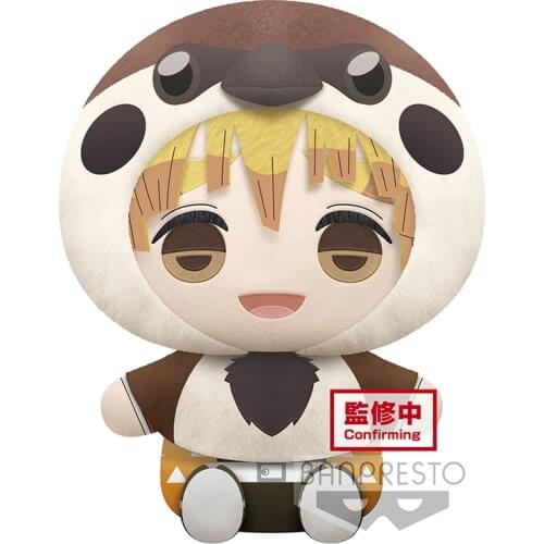 30cm In stock! Japanese original anime figure Demon Slayer Agatsuma Zenitsu Anime Plush Toy Stuffed Toy