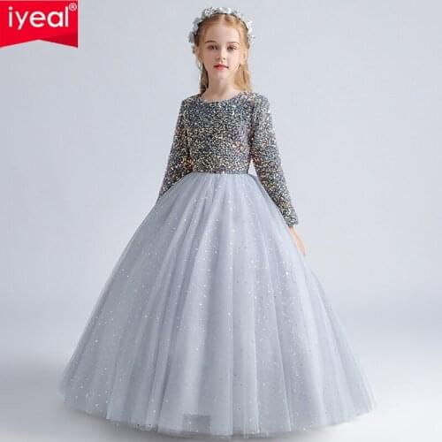 Бальные платья для девочек IYEAL China At AliExpress