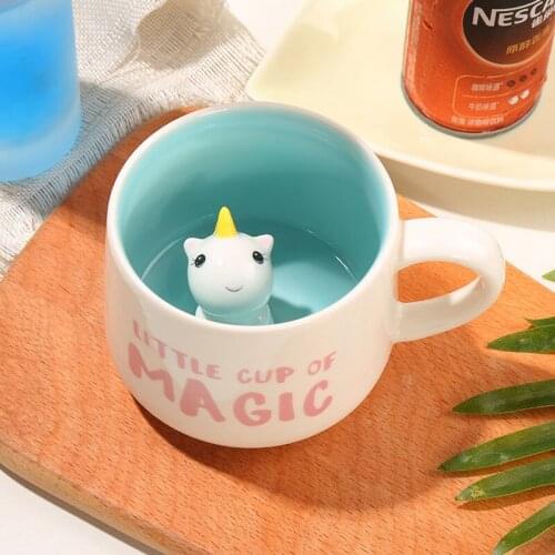 Creative Simple Mug 3D Animal Model Coffee Cartoon Home Office Ceramic Milk Drinking Cup Heat Resistant
