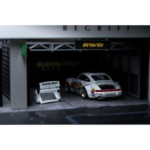 ArtWork x CM Car Model For 1/64 Rwb964 Apple 89 Alloy Simulation Furnishing Articles