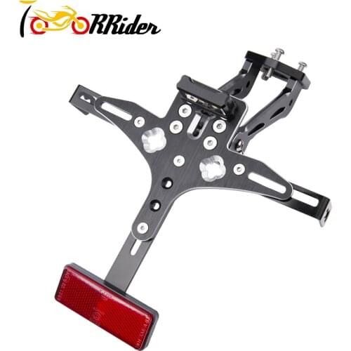 Motorcycle High Quality Side Mount Tail Light Holder License Plate Bracket Taillights for KAWASAKI ZX6R ZX10R ZX-6R ZX-10R