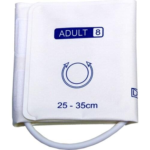 Mindray Edan Monitor Disposable Non-invasive Blood Pressure Cuff Adult 25-35cm Single Tube 10pcs