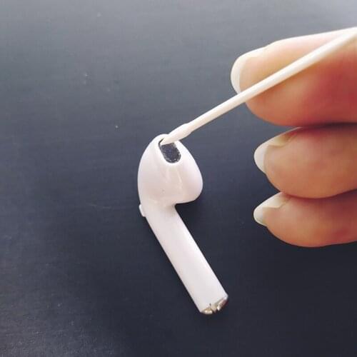 Suitable for headphones airpods case 25X disposable cleaning cotton swabs Clean headphones, cell phones smallest cotton head