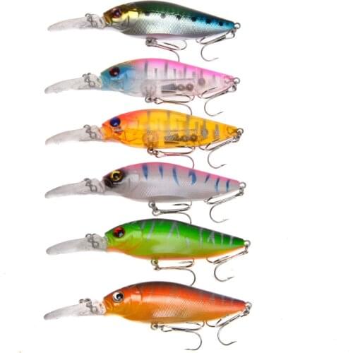 POETRYYI 1pcs 11cm/12g Minnow Wobblers Pike Fishing Lure Artificial Bait Hard Swimbait Mini Crankbaits Fishing Tackle Lures