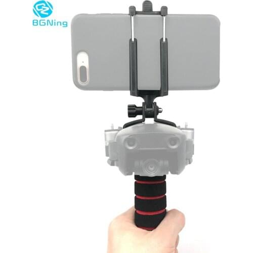 BGNing Portable Handle Bar Phone Holder Modified Stabilizer Mobile Tripod Bracket Mount Adapter For DJI Mavic Air Accessories