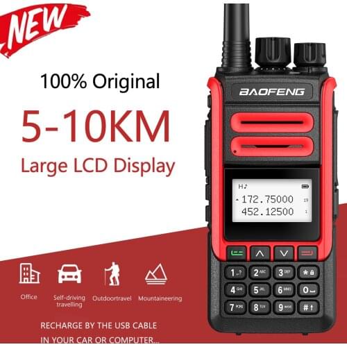 10W Baofeng BF-H7 High Power Walkie Talkie Dual Band UHF VHF 10KM Long Range Transceiver Handheld hunting UV-5R UV-9R Plus Radio