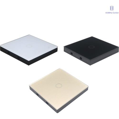 1gang 2gang 3gang sticky switch control wireless RF touch remote controller wall touch panel RF433 433MHz 30-50 meters
