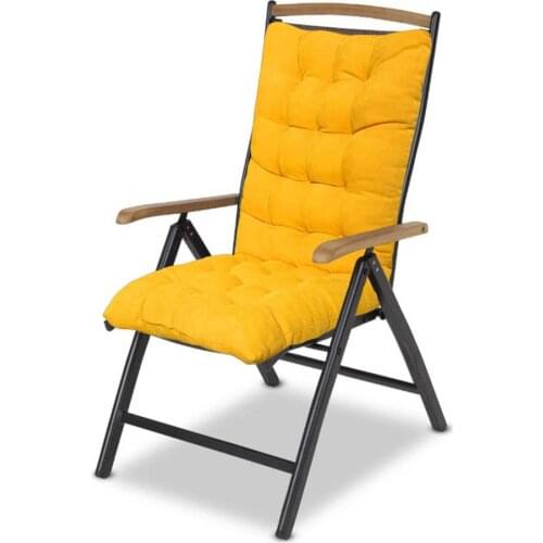 Outdoor Sun Lounger Cushion Comfortable Office Seat Recliner Chair Cushion Garden Lounger Mat Foldable Rocking Chair Cushions