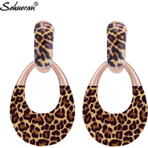 Sehuoran Oorbellen Pendientes Drop Earrings For Women Statement Earings Big Fashion Jewelry Chrimas Gifts