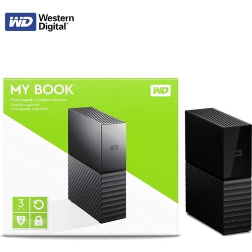 Western Digital WD 4TB 6TB 8TB 10TB 12TB My Book Desktop External Hard Drive Original- USB 3.0/256-bit AES Hardware Encryption