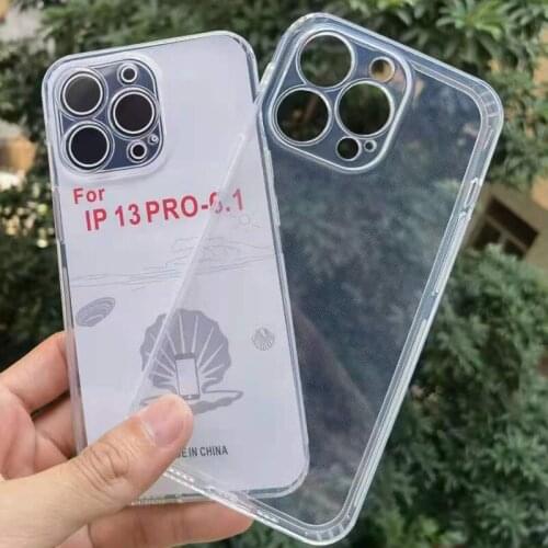 Camera Lens Protection Clear Phone Case For iPhone 13 Pro Max Transparent Soft Cover For iPhone 13 Mini Shockproof Cover Fundas