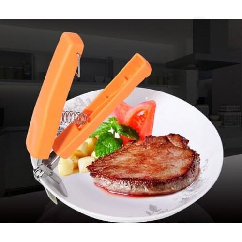 1PC Creative Stainless Steel Bowl Clip Anti-Scald Clamp Handheld Pot Clip Multifunction Practical Kitchen Cooking Tools KX 190