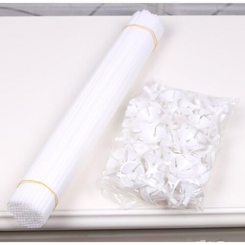 10pcs 40cm Latex Balloon Stick multicolor Balloons Holder Sticks with Cup Wedding Birthday Party Inflatable Balls Decoration