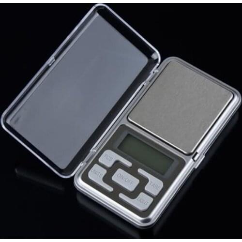 100pcs/lot 500g / 0.01g Mini Precision Jewelry Scale LCD Display Scales Electronic High Precision Portable SN3844